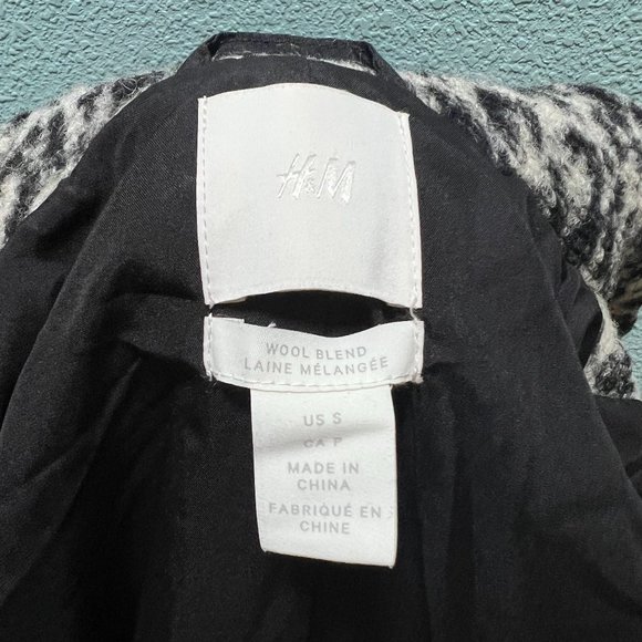 Animal Print Wool-Blend Coat - Picture 7 of 8